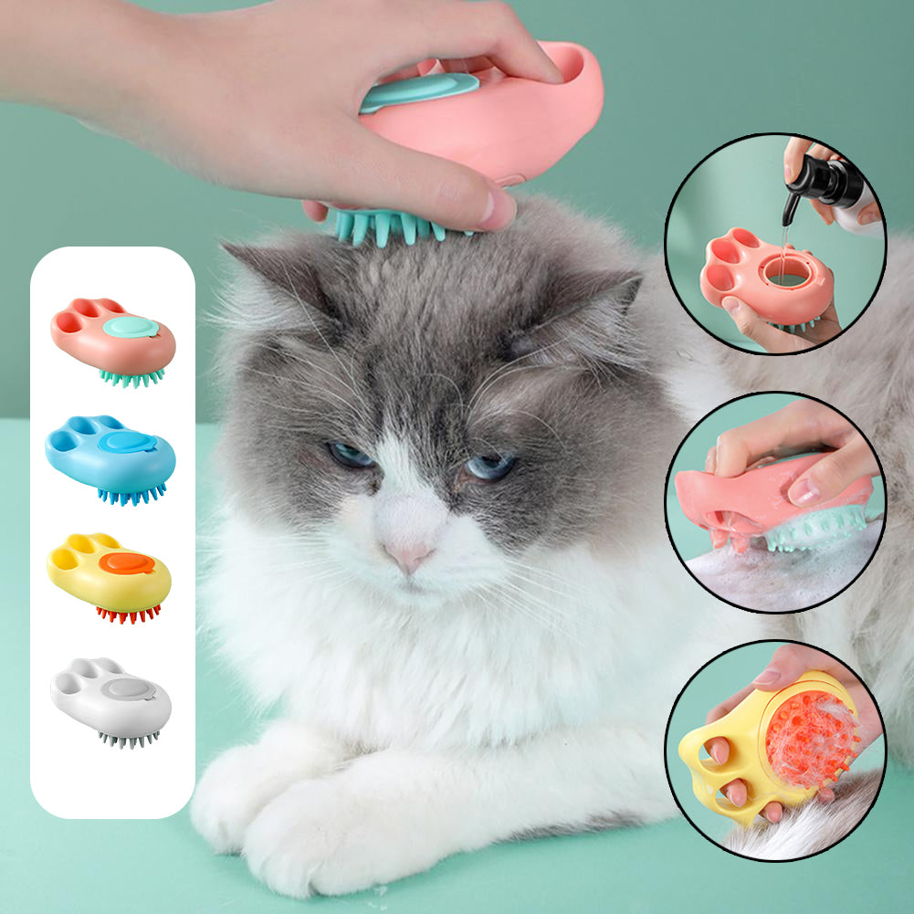 Paw-Shaped Pet Bath Brush