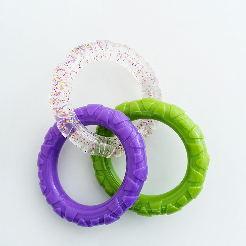 Three-Ring Dog Toy