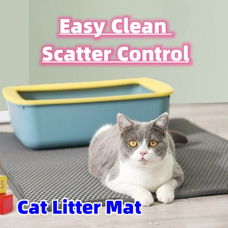 Double-Layer Cat Litter Mat