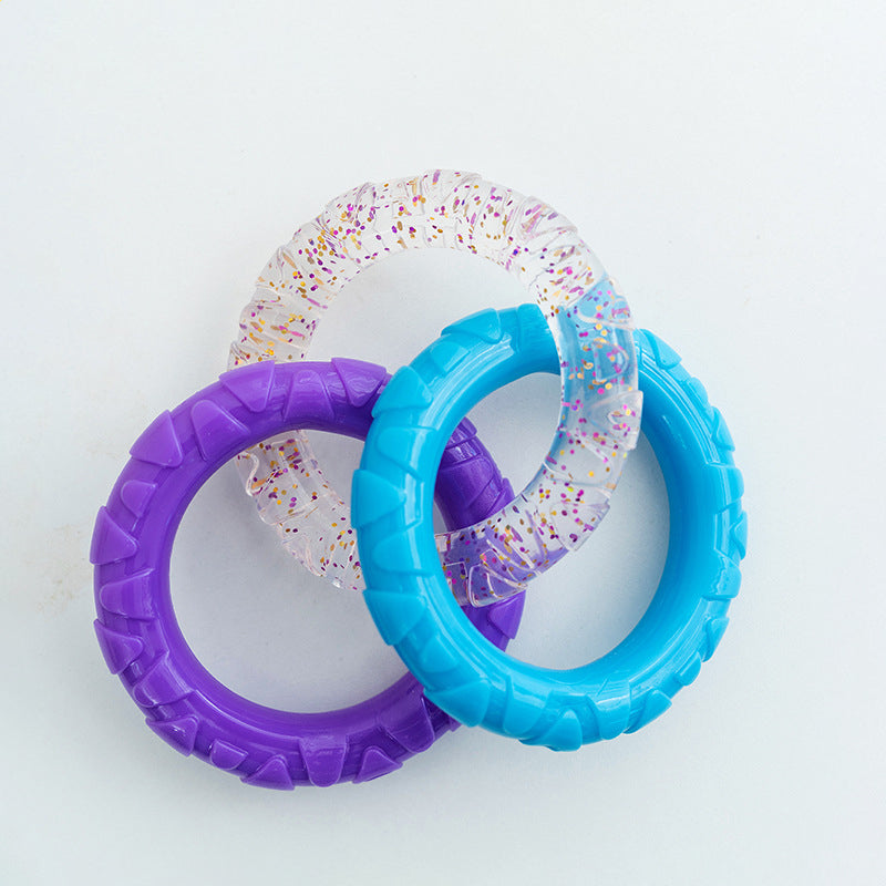 Three-Ring Dog Toy