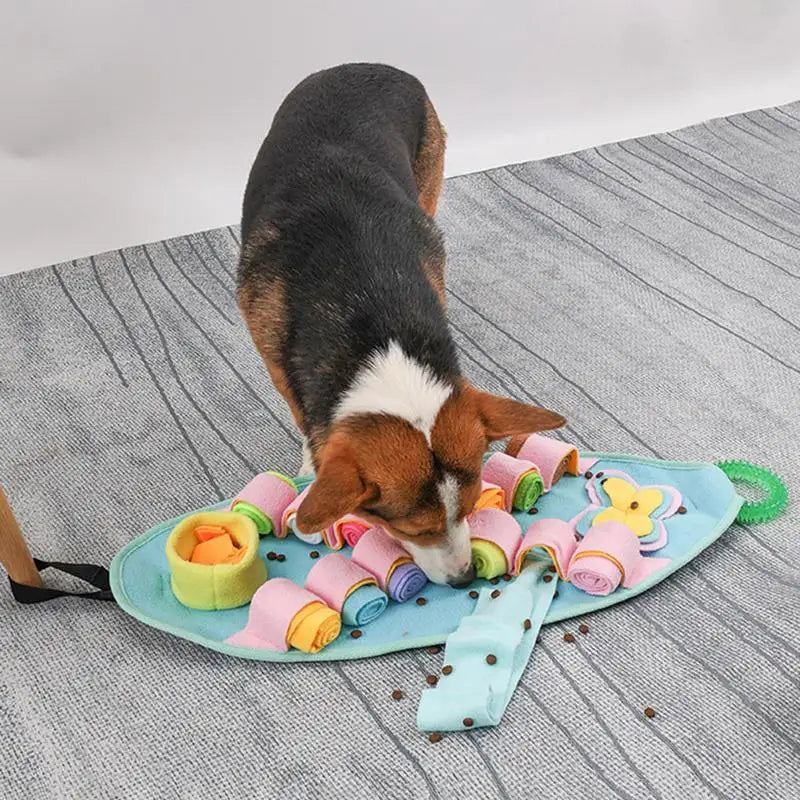 Snuffle Mat for Dogs Washable Dog Sniffing Toys Dog Mat Nasal Congestion Pad Brain Stimulation Toy Training Mat for Pets
