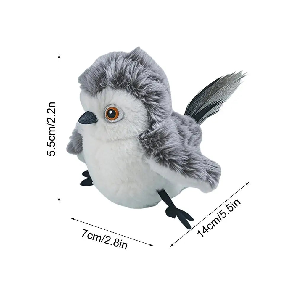 Flying Flapping Bird with Catnip Realistic Interactive Cat Feather Toys Soft and Cozy Kitten Toys Flapping Bird for All Breeds