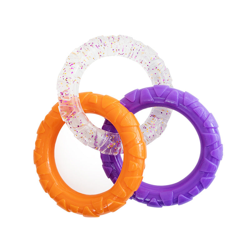 Three-Ring Dog Toy