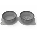 Collapsible Double Travel Bowl