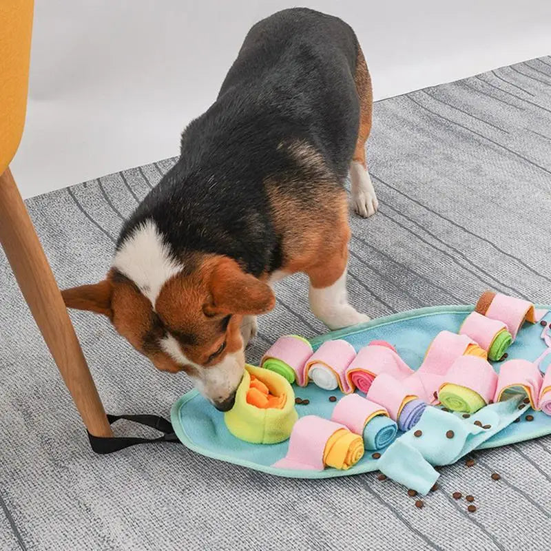 Snuffle Mat for Dogs Washable Dog Sniffing Toys Dog Mat Nasal Congestion Pad Brain Stimulation Toy Training Mat for Pets
